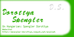 dorottya spengler business card